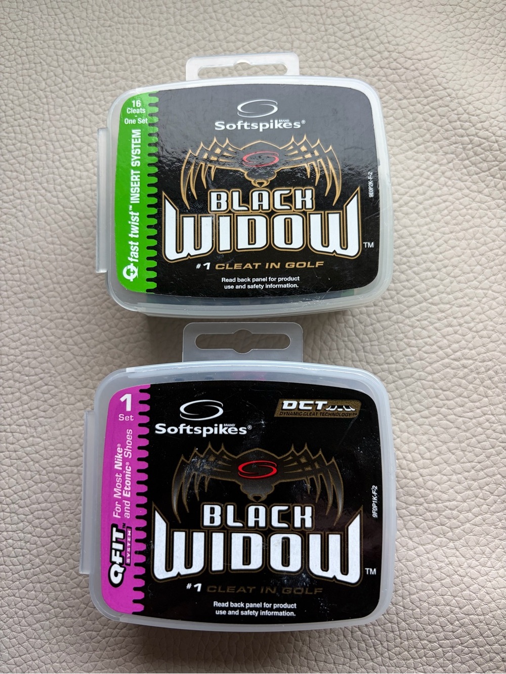 Black Widow Soft spike Golf Cleats - (2 Pack)